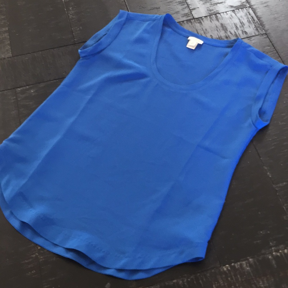 J crew 00p royal blue shirt